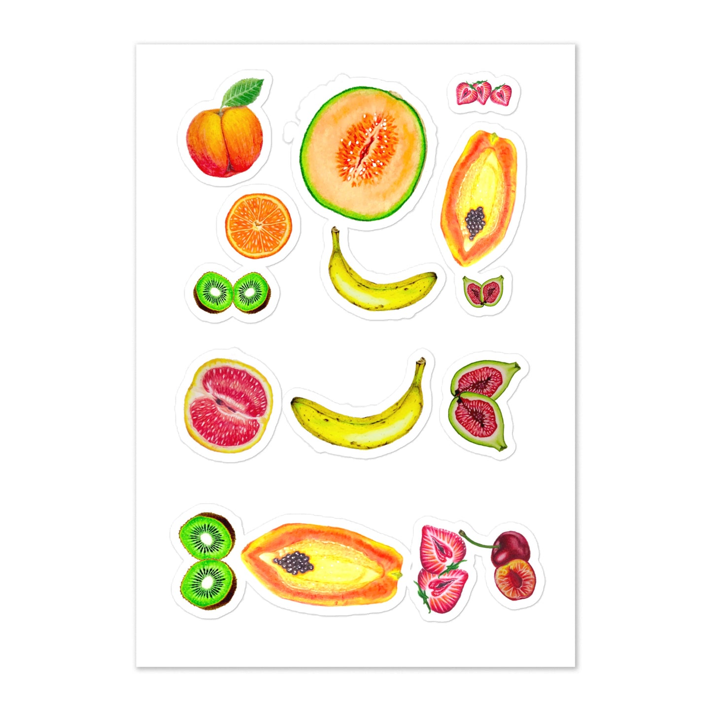 Fruity Fruits Sticker sheet
