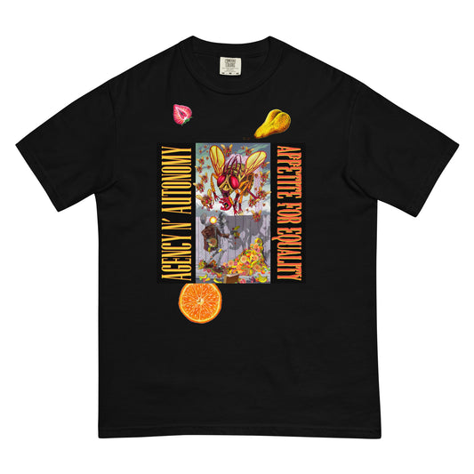 Agency N' Autonomy Appetite For Equality Unisex garment-dyed heavyweight t-shirt