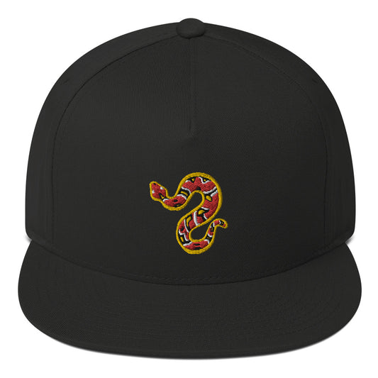IAWTTBA Snake Logo Flat Bill Cap