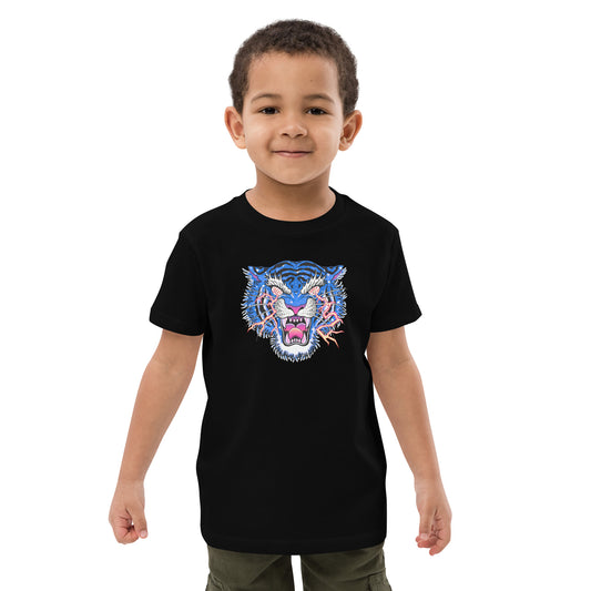 IAWTTBA Kid's Electric Tiger Organic cotton kids t-shirt