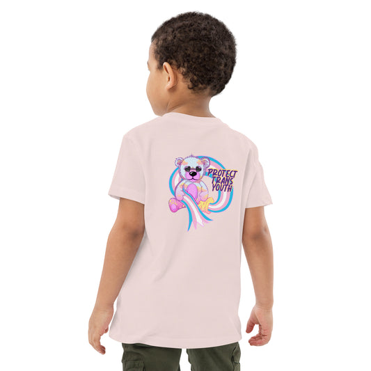 IAWTTBA Kid's PROTECT TRANS YOUTH Organic cotton kids t-shirt