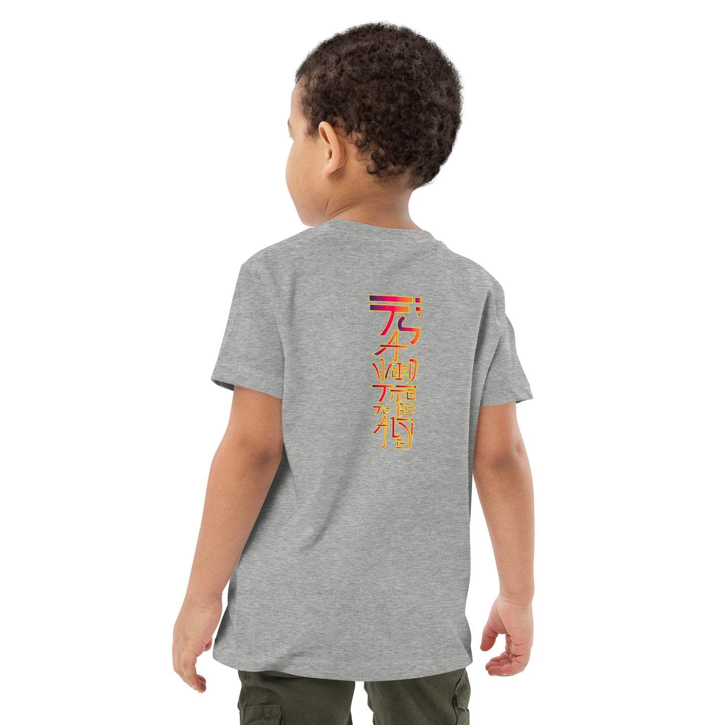 IAWTTBA Kid's Electric Tiger Organic cotton kids t-shirt