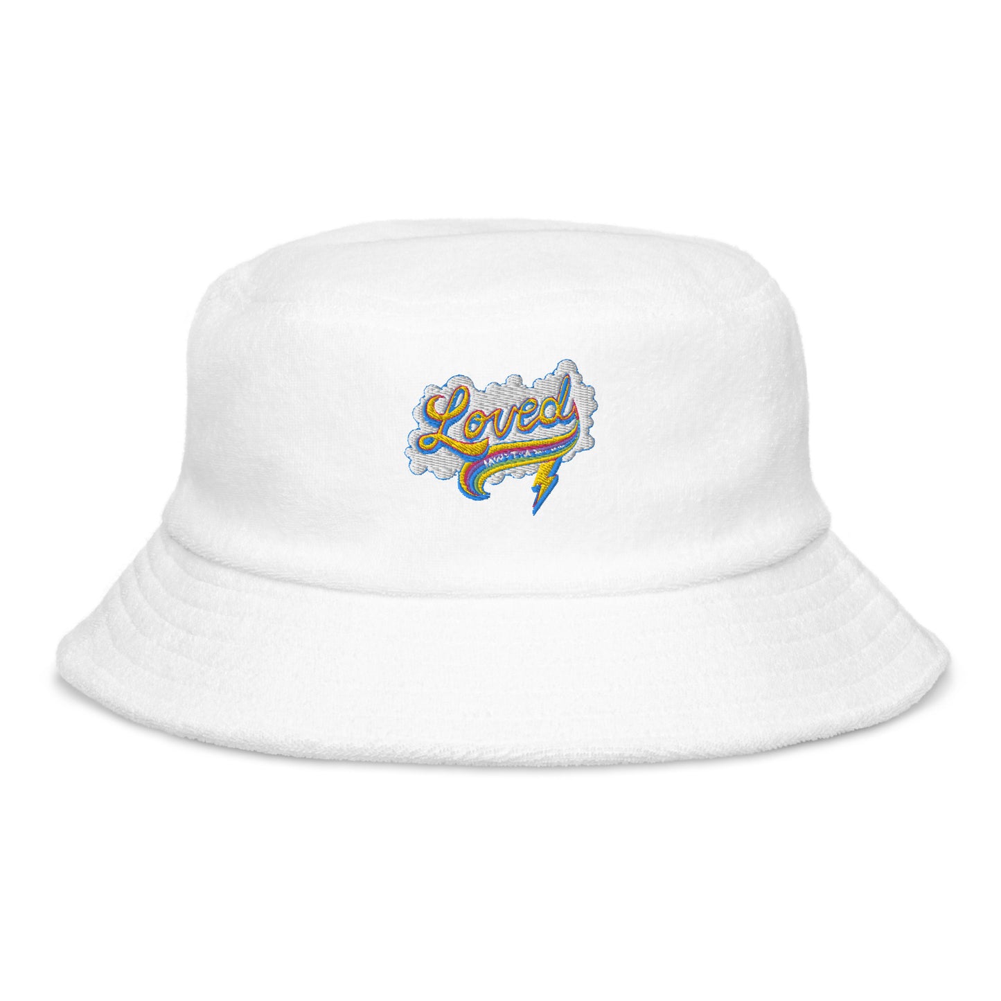 Pride Loved Terry cloth bucket hat