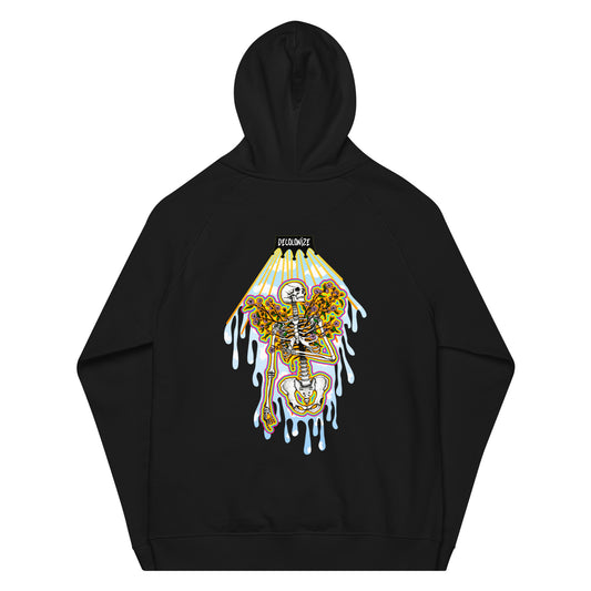 DECOLONIZE Unisex eco raglan hoodie